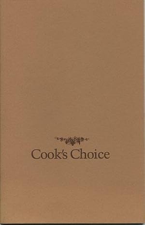 Immagine del venditore per Cook's Choice. A Selection of Recipes from Rare and Important Cookbooks from the Ninth to the Nineteenth Century venduto da Kaaterskill Books, ABAA/ILAB