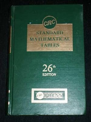 Image du vendeur pour CRC Standard Mathematical Tables (26th Edition) mis en vente par Lotzabooks