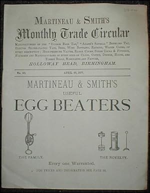 Monthly Trade Circular . No. 40. April 30, 1877.