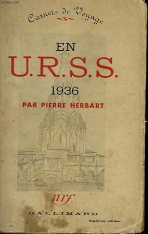 Image du vendeur pour EN U.R.S.S. 1936. mis en vente par Le-Livre