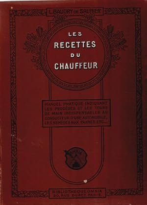 Imagen del vendedor de Les recettes du chauffeur a la venta por Librera Cajn Desastre