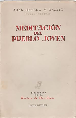 Imagen del vendedor de Meditación del pueblo joven a la venta por Librería Cajón Desastre