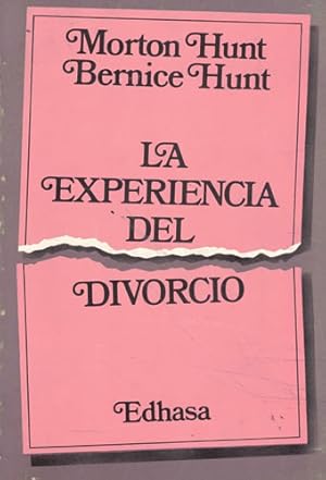 Immagine del venditore per La experiencia del divorcio venduto da Librera Cajn Desastre