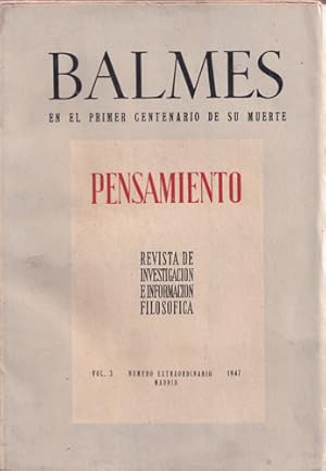 Imagen del vendedor de Balmes en el primer centenario de su muerte (1848-1948) a la venta por Librera Cajn Desastre