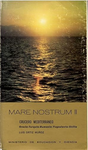 Imagen del vendedor de Mare Nostrumm II: Crucero mediterrneo a la venta por Librera Cajn Desastre