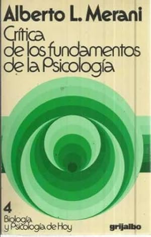 Seller image for CRTICA DE LOS FUNDAMENTOS DE LA PSICOLOGA for sale by Librera Cajn Desastre