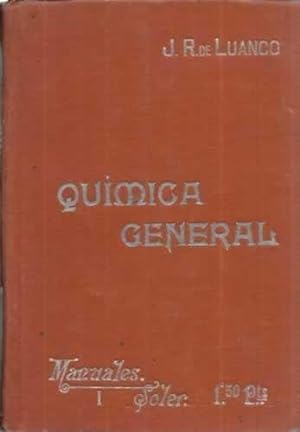 Bild des Verkufers fr MANUAL SOLER, 1: COMPENDIO DE QUMICA GENERAL zum Verkauf von Librera Cajn Desastre