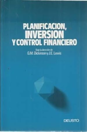 Imagen del vendedor de PLANIFICACIN, INVERSIN Y CONTROL FINANCIERO a la venta por Librera Cajn Desastre