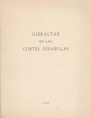 Seller image for Gibraltar en las cortes espaolas for sale by Librera Cajn Desastre