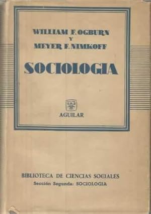 Seller image for SOCIOLOGA for sale by Librera Cajn Desastre