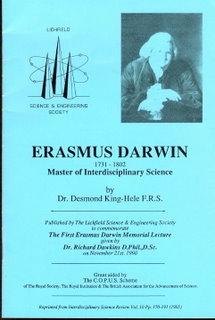 Erasmus Darwin 1731-1802 Master of Interdisciplinary Science