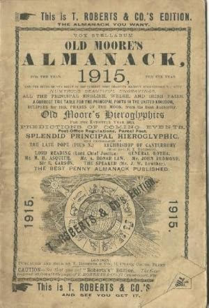 Old Moore's Almanack for the Year 1915