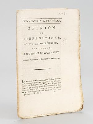 Opinion de Pierre Guyomar, Député des Cotes du Nord, concernant le jugement de Louis Capet