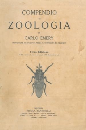 Compendio di zoologia. Terza edizione, riveduta e accresciuta.