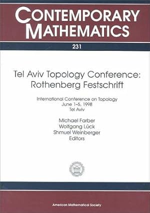 Bild des Verkufers fr Tel Aviv Topology Conference: Rothenberg Festschrift.; (Contemporary Mathematics 231.) zum Verkauf von J. HOOD, BOOKSELLERS,    ABAA/ILAB