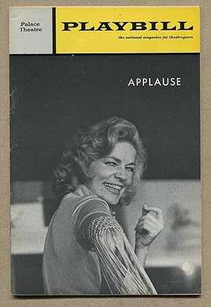 Bild des Verkufers fr [Playbill]: Lauren Bacall in Applause zum Verkauf von Between the Covers-Rare Books, Inc. ABAA
