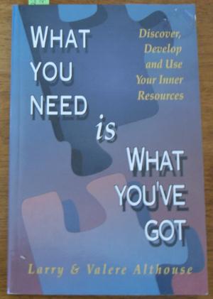 Seller image for What You Need is What You Have: Discover, Develop and Use Your Inner Resources for sale by Reading Habit
