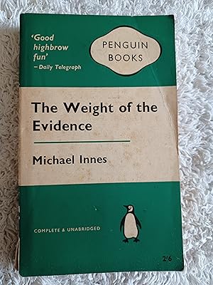 Seller image for The Weight of the Evidence for sale by Glenbower Books