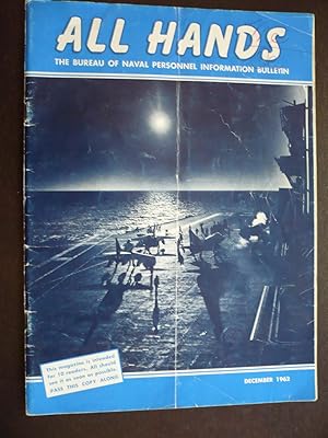 Bild des Verkufers fr All Hands: The Bureau of Naval Personnel Information Bulletin; December 1962. zum Verkauf von J. King, Bookseller,