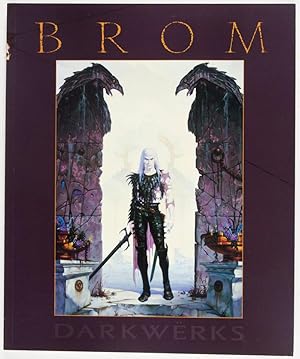 Bild des Verkufers fr Darkwrks : The Art of Brom [SIGNED, AND WITH AN ORIGINAL DRAWING BY BROM] zum Verkauf von ERIC CHAIM KLINE, BOOKSELLER (ABAA ILAB)