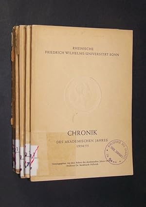 Chronic der Akademischen Jahre der Rheinischen Friedrich-Wilhelms- Universität Bonn. Konvolut von...