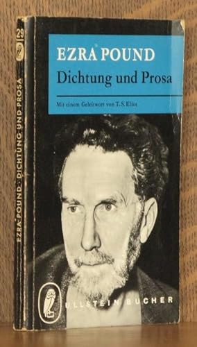 Immagine del venditore per DICHTUNG UND PROSA venduto da Andre Strong Bookseller