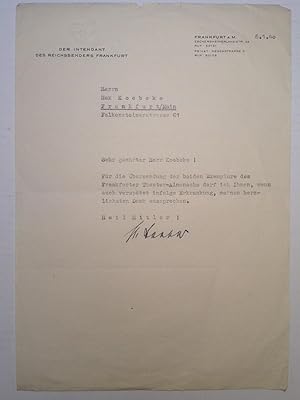 Scarce Typed Letter Signed