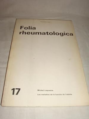 Image du vendeur pour Folia rheumatologica. 17- Les maladies de la hanche de l'adulte mis en vente par Llibres Capra