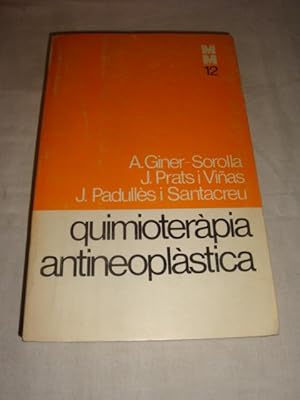 Imagen del vendedor de Quimioterpia antineoplstica a la venta por Llibres Capra