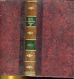 Bild des Verkufers fr RECUEIL GENERAL DES SENATUS-CONSULTES. LOIS, DECRETS ET ARRETES DEPUIS LE 2 DECEMBRES 1852. TOME DEUXIEME. ANNEE 1872 zum Verkauf von Le-Livre