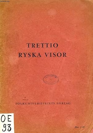 Bild des Verkufers fr TRETTIO RYSKA VISOR zum Verkauf von Le-Livre