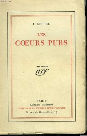 Seller image for LES COEURS PURS. for sale by Le-Livre