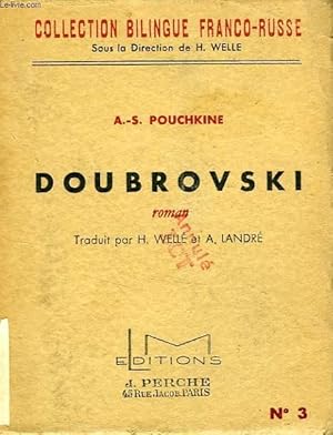 Seller image for DOUBROVSKI for sale by Le-Livre