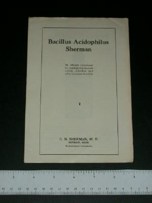 Bacillus Acidophilus Sherman: An Efficient Treatment for Constipation, Mucous, Colitis, Diarrhea ...