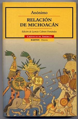 Image du vendeur pour Relacin de Michoacn. (Relacin de las ceremonias y ritos y poblacin y gobierno de la provincia de Michoacn). Edicin de Leoncio Cabrero Fernndez. mis en vente par Hesperia Libros