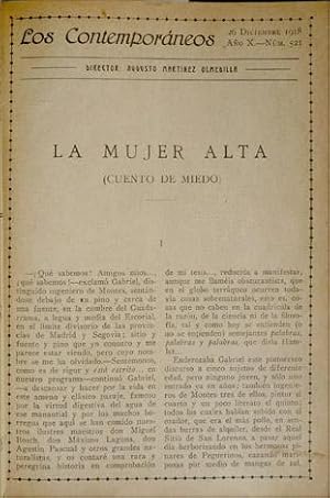 Seller image for La mujer alta. Cuento de miedo. for sale by Hesperia Libros