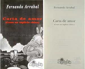 Seller image for Carta de amor. (Como un suplicio chino). for sale by Hesperia Libros