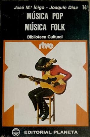 Immagine del venditore per Msica pop y msica folk. Prlogo de Antonio Prieto. venduto da Hesperia Libros