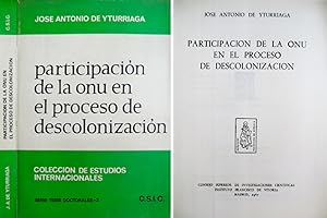 Seller image for Participacin de la ONU en el proceso de descolonizacin. for sale by Hesperia Libros
