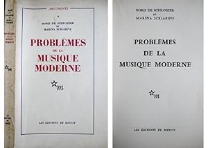 Image du vendeur pour Problmes de la Musique Moderne. mis en vente par Hesperia Libros