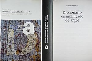 Imagen del vendedor de Diccionario ejemplificado de argot espaol. a la venta por Hesperia Libros