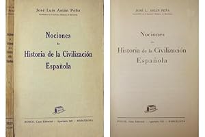 Imagen del vendedor de Nociones de Historia de la Civilizacin Espaola. a la venta por Hesperia Libros