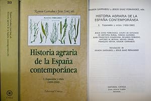Imagen del vendedor de Historia Agraria de la Espaa contemporanea. Volmen 2. Expansion y crisis (1850-1900). a la venta por Hesperia Libros