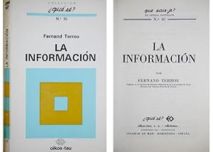 Imagen del vendedor de La Informacin. a la venta por Hesperia Libros