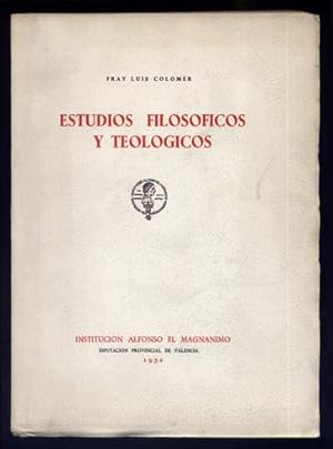 Seller image for Estudios Filosficos y Teolgicos. for sale by Hesperia Libros