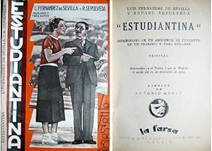 Seller image for "Estudiantina". Impresiones de un ambiente de juventud. for sale by Hesperia Libros