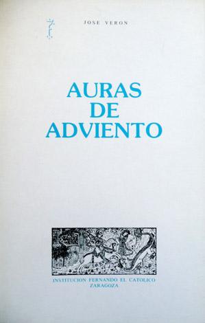 Imagen del vendedor de Auras de adviento. a la venta por Hesperia Libros