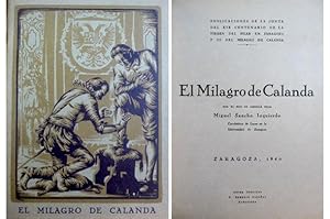 Imagen del vendedor de El Milagro de Calanda. a la venta por Hesperia Libros