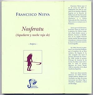 Seller image for Nosferatu [Aquelarre y noche roha de.]. Repera. Prlogo e ilustraciones del Autor. for sale by Hesperia Libros