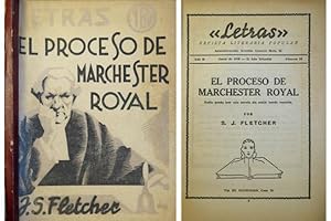 Imagen del vendedor de El proceso de Marchester Royal. Traduccin de Manuel Vallv. Letras. a la venta por Hesperia Libros